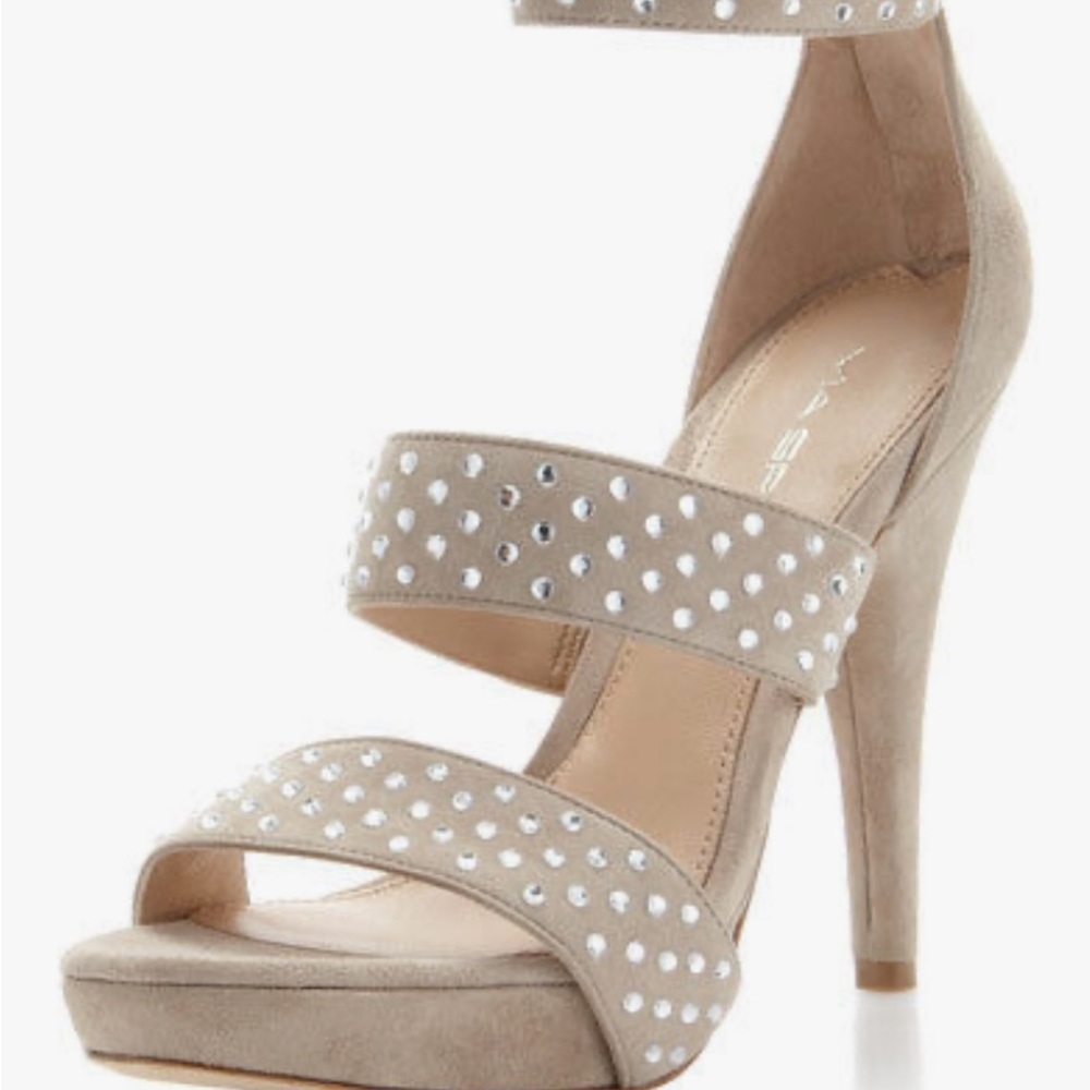 Via Spiga Angela Suede Heel Sandal